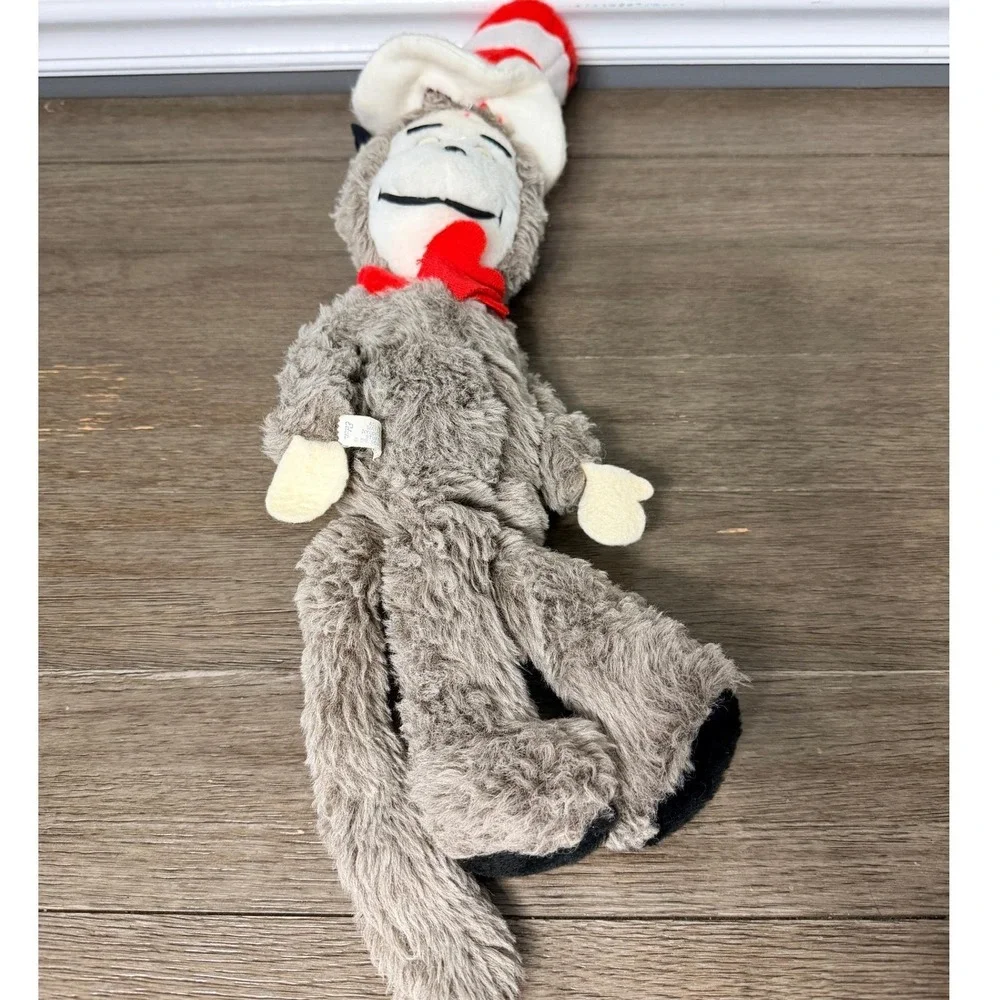 Vintage 1979 Eden Dr Seuss Cat In The Hat Plush Stuffed Animal Toy Large Gray